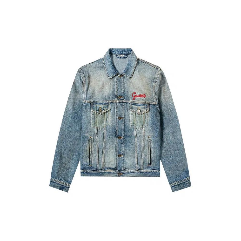 Джинсовые куртки Gucci Cat Denim Jacket 'Blue' 1
