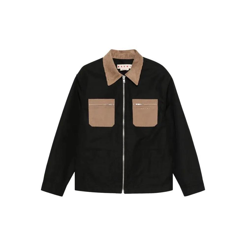 Куртки Marni Contrast Pocket Utility Jacket 'Black' 1