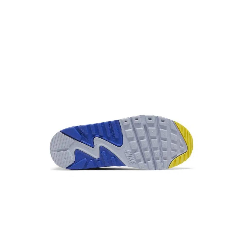 Кроссовки Nike Air Max 90 Leather GS 'White Blue Whisper' 4