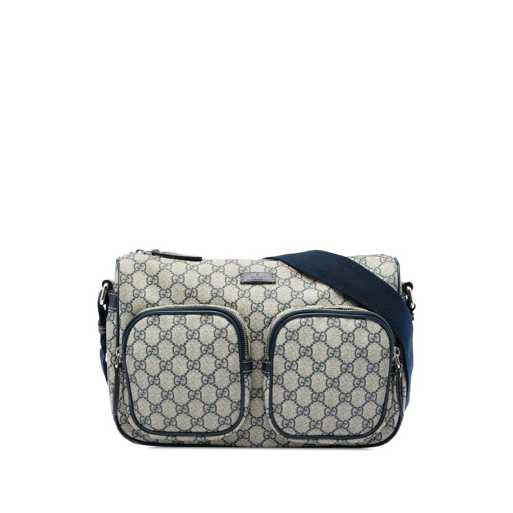2016-2026 GG Supreme Double Pocket crossbody bag 1