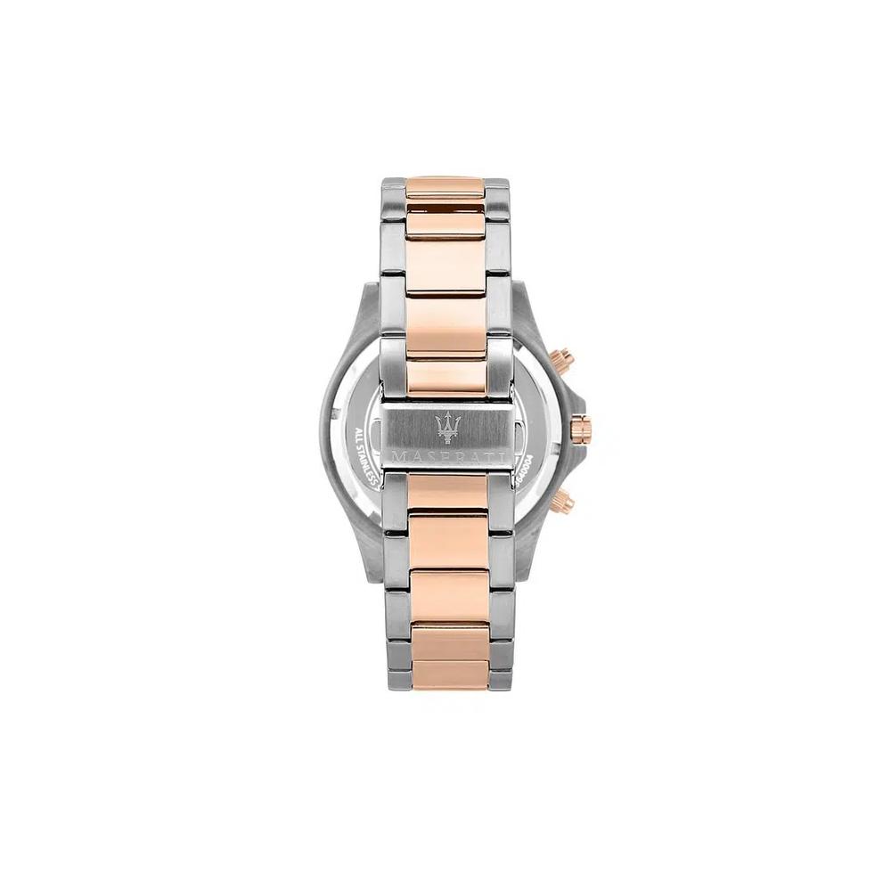 【Гарантия 2 года】Maserati Sfida 44mm Коричневый циферблат Мужские хронограф кварцевые часы R8873640014 5