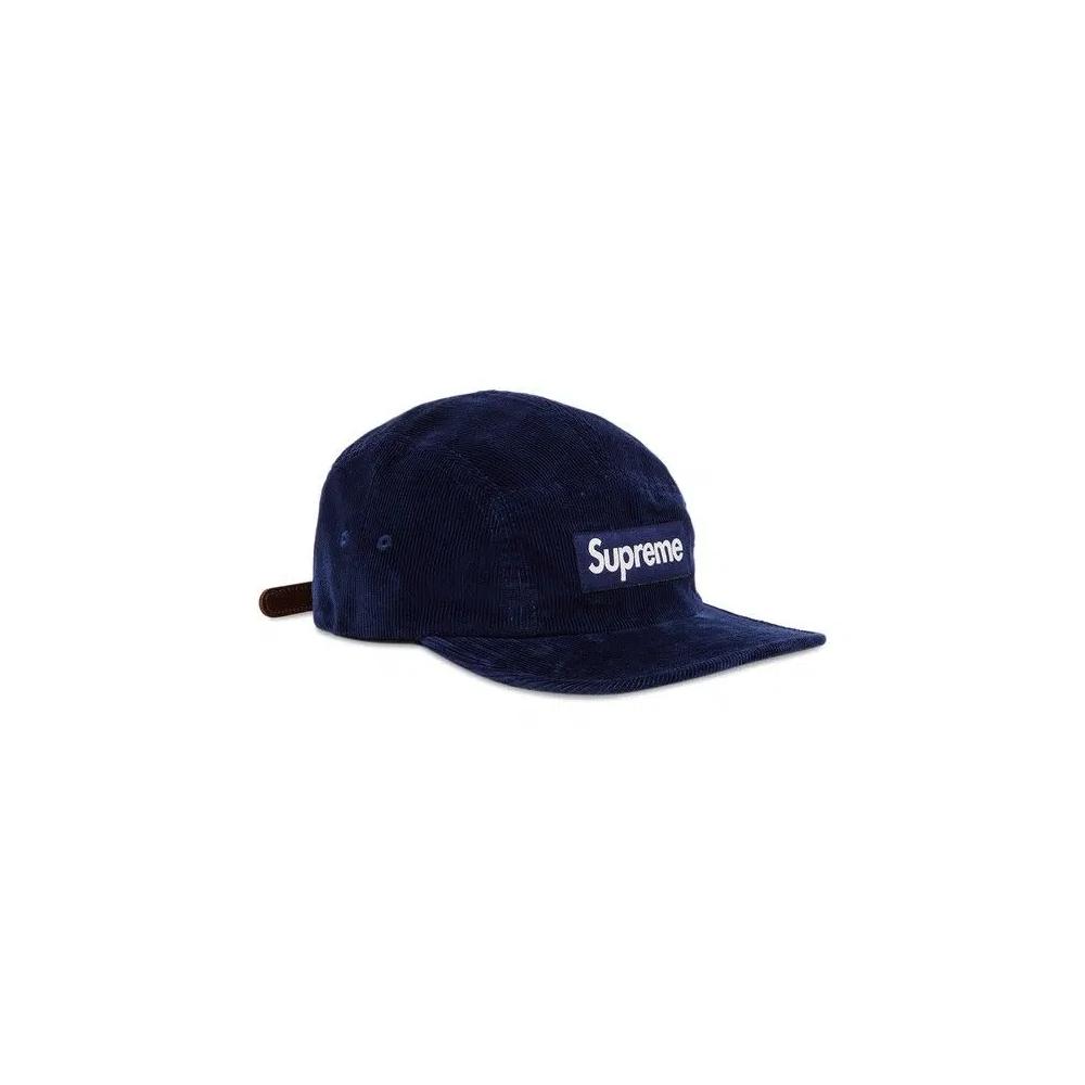 Кепки Supreme Corduroy Camp Cap 'Темно-синий' 2
