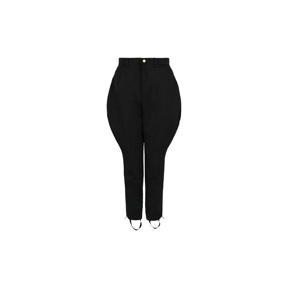 Брюки Gucci Satin Stirrup Pants 'Черный' 1