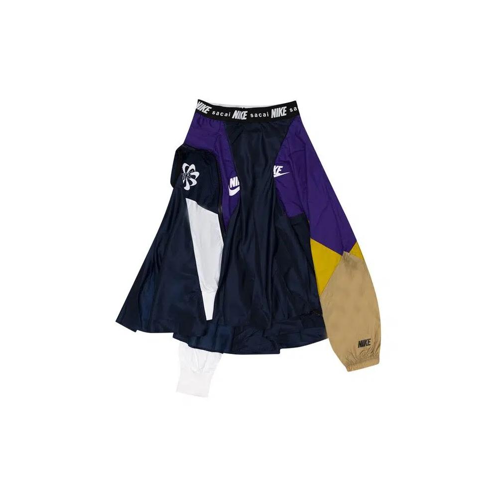 Юбки Nike Women's x Sacai Skirt 'Black/Sequoia' 1
