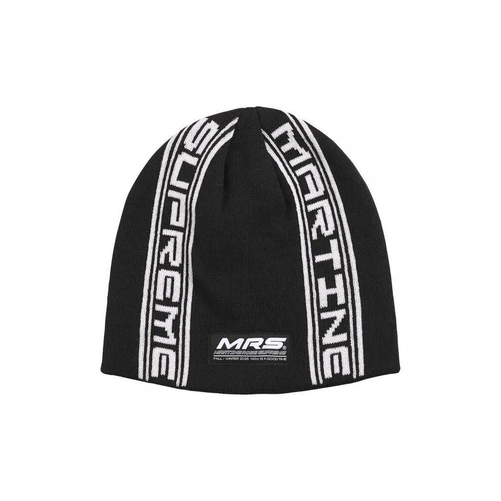 Бини Supreme x Martine Rose Jacquard Beanie 'Black' 1