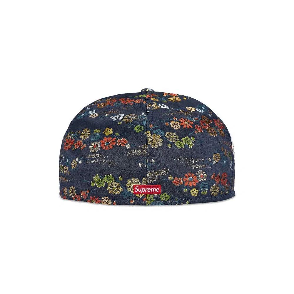 Кепки Supreme Floral Jacquard New Era 'Navy' 2