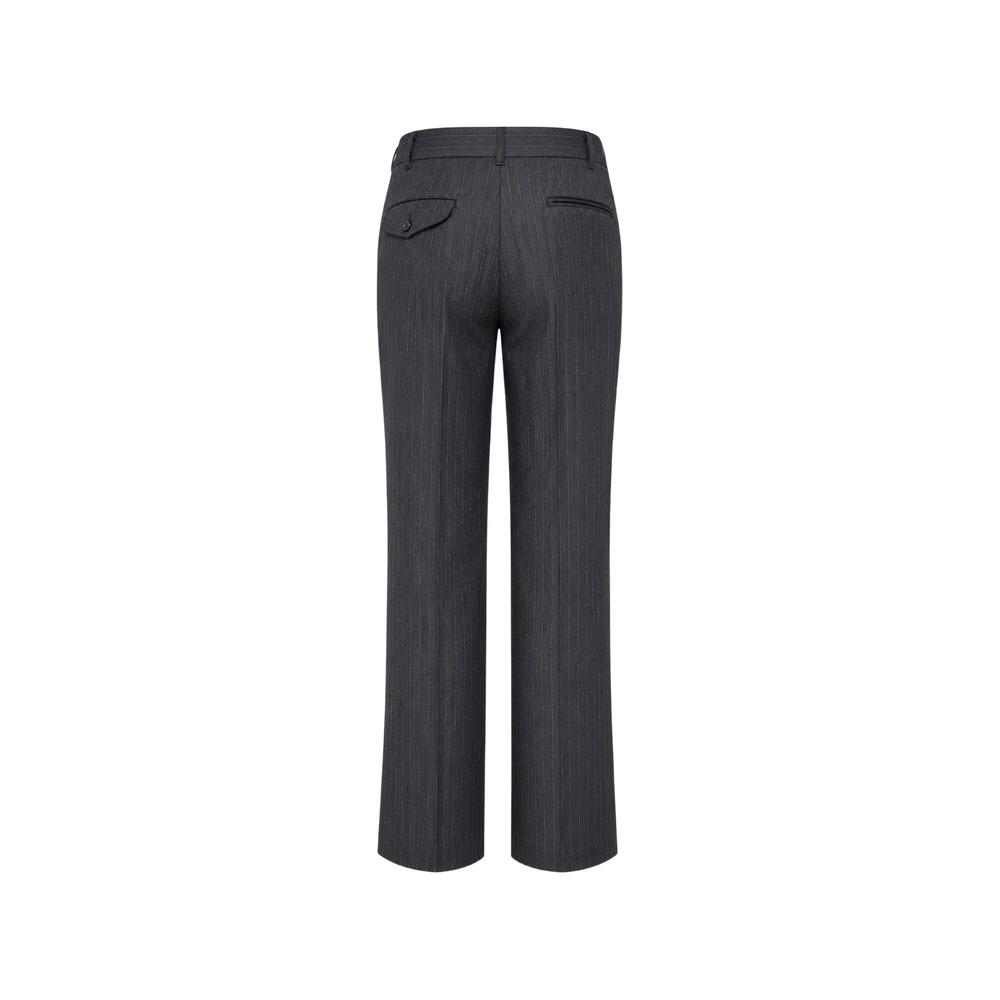 pinstripe-pattern pleated trousers 2