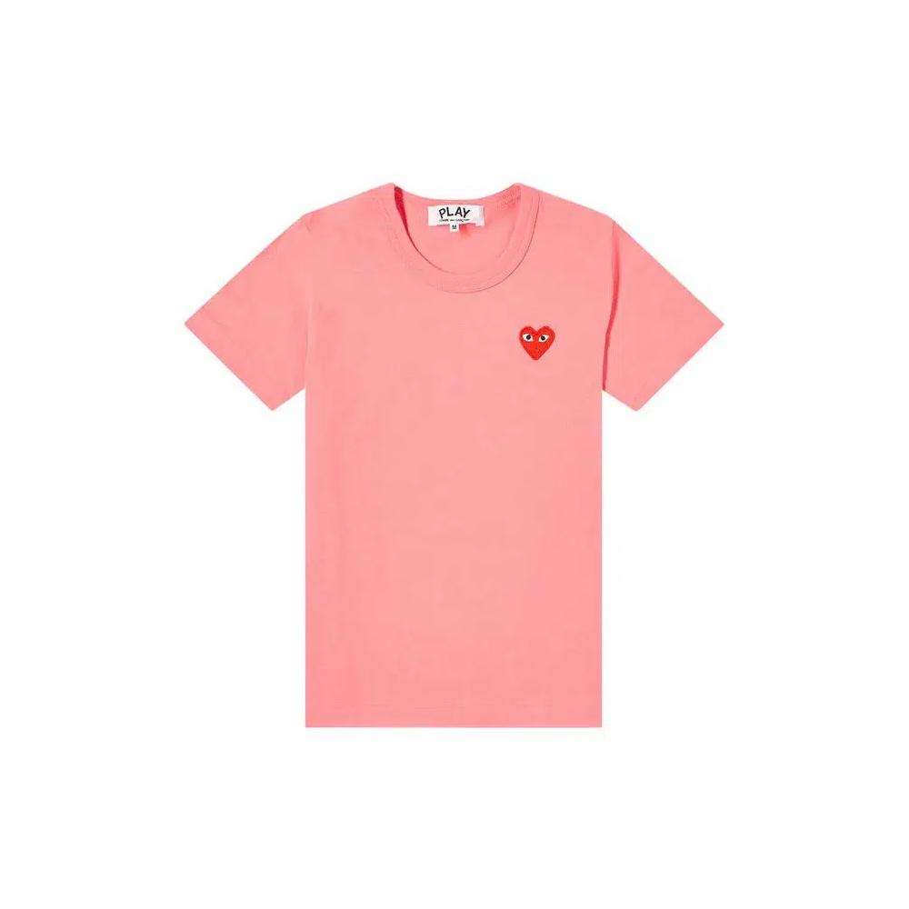 Футболки Comme des Garçons PLAY Basic Heart Logo T-Shirt 'Pink' 1