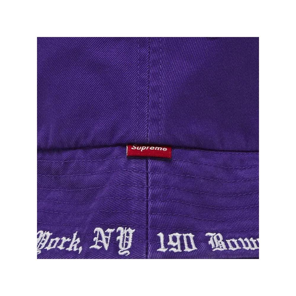 Кепки Supreme Embroidered Brim Crusher 'Purple' 3
