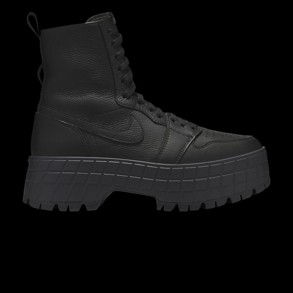Ботинки Wmns Air Jordan 1 High Brooklyn 'Triple Black' 1