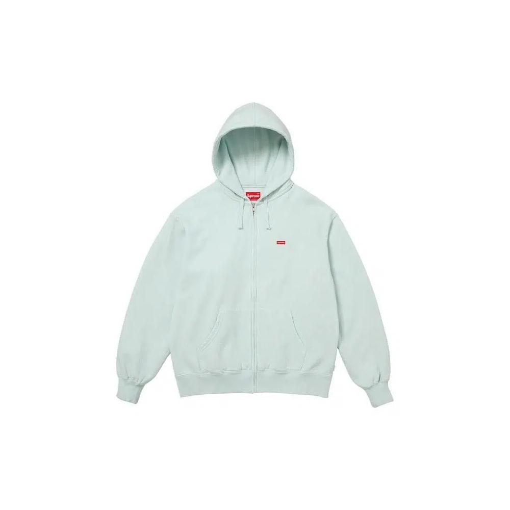 Худи Supreme Small Box Zip Up Hooded Sweatshirt 'Pale Blue' 1
