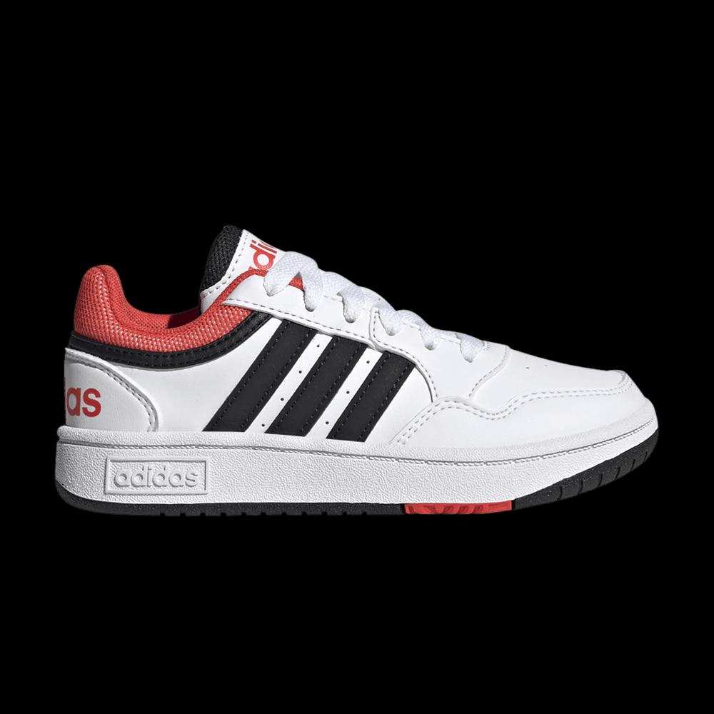 Кроссовки Adidas Hoops K 'White Black Bright Red' 1