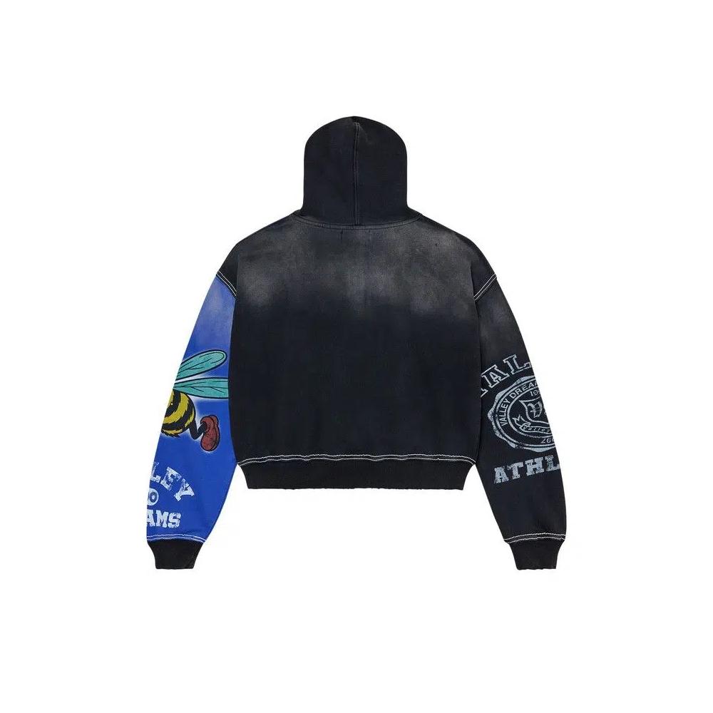 Худи на молнии Vale Forever Bipolar Big Zip Up 'Black/Blue' 2