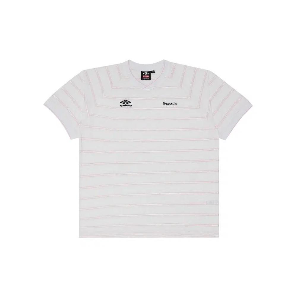 Джерси Supreme x Umbro Stripe Soccer Jersey 'White' 1