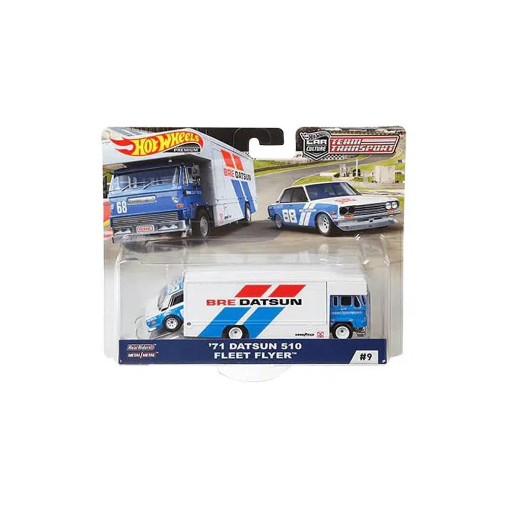 Игрушки и наборы игр Hot Wheels 2019 Team Transport D Fyt14 Fleet Flyer w/ Mercedes-Benz 190e 2