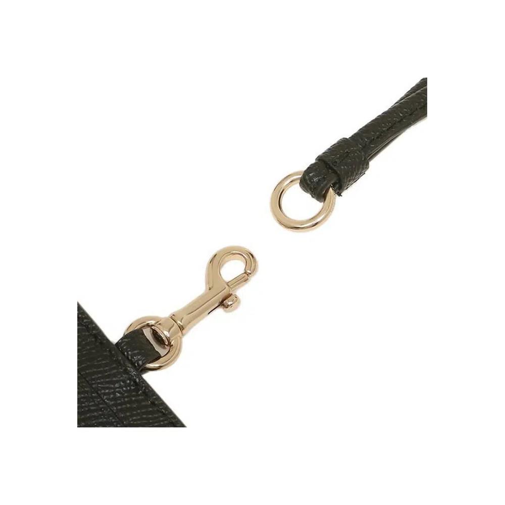 ID Lanyard из зернистой кожи Black 57311 4