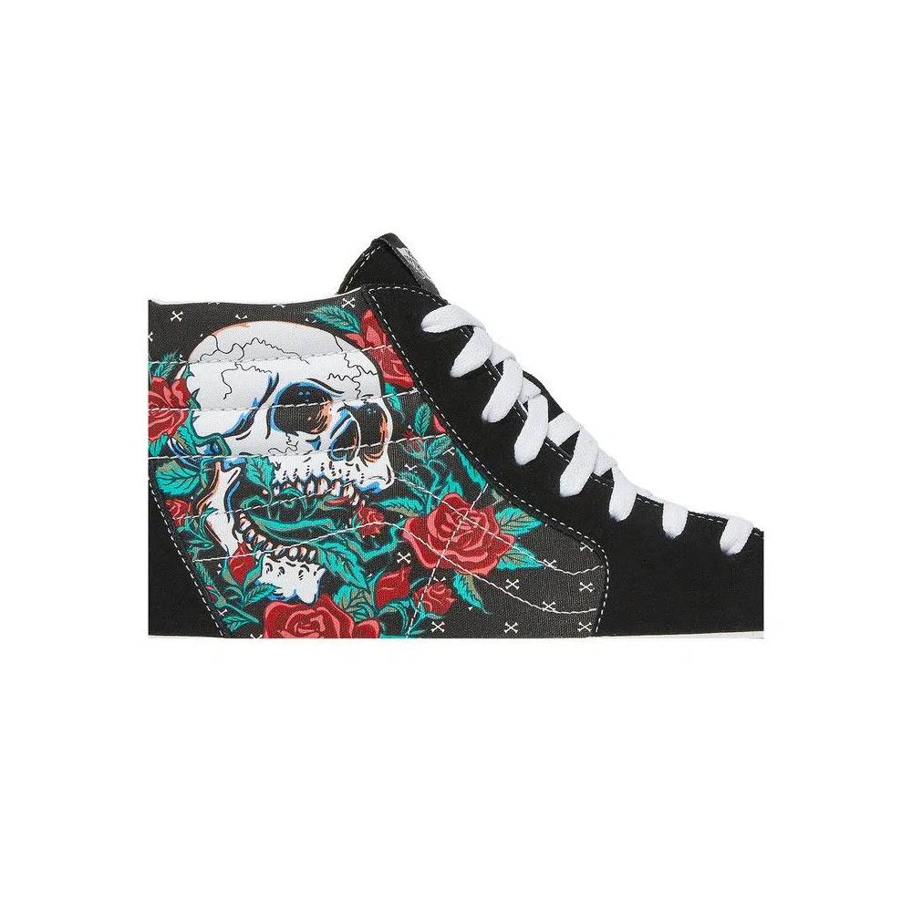 Кроссовки Vans Sk8-Hi 'Rose Skulls' 2