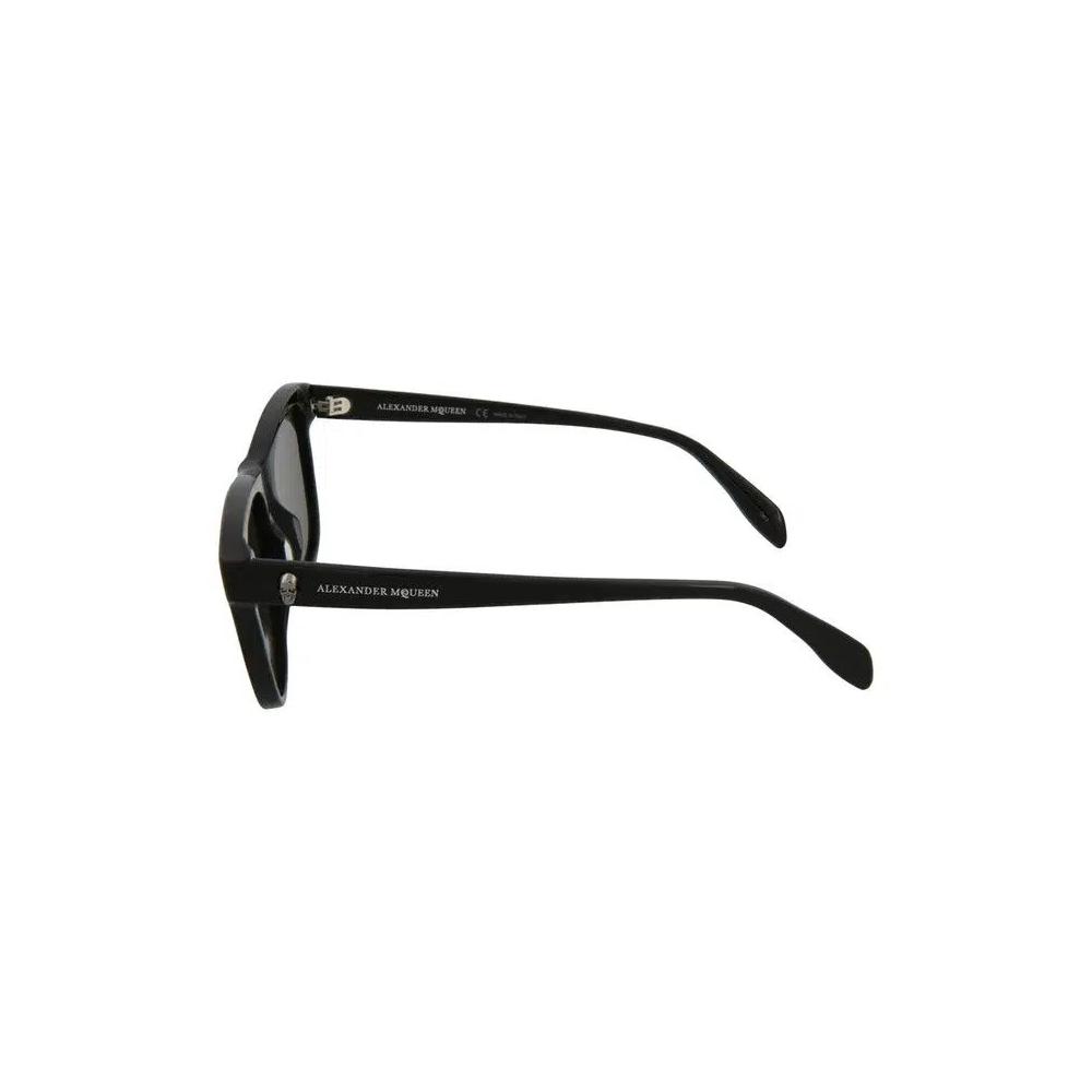 Солнцезащитные очки Alexander McQueen квадратные 'Black/Grey' 2