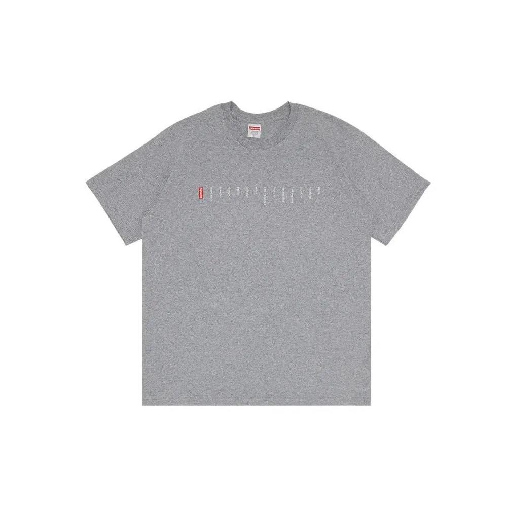 Футболки Supreme Location Tee 'Heather Grey' 1