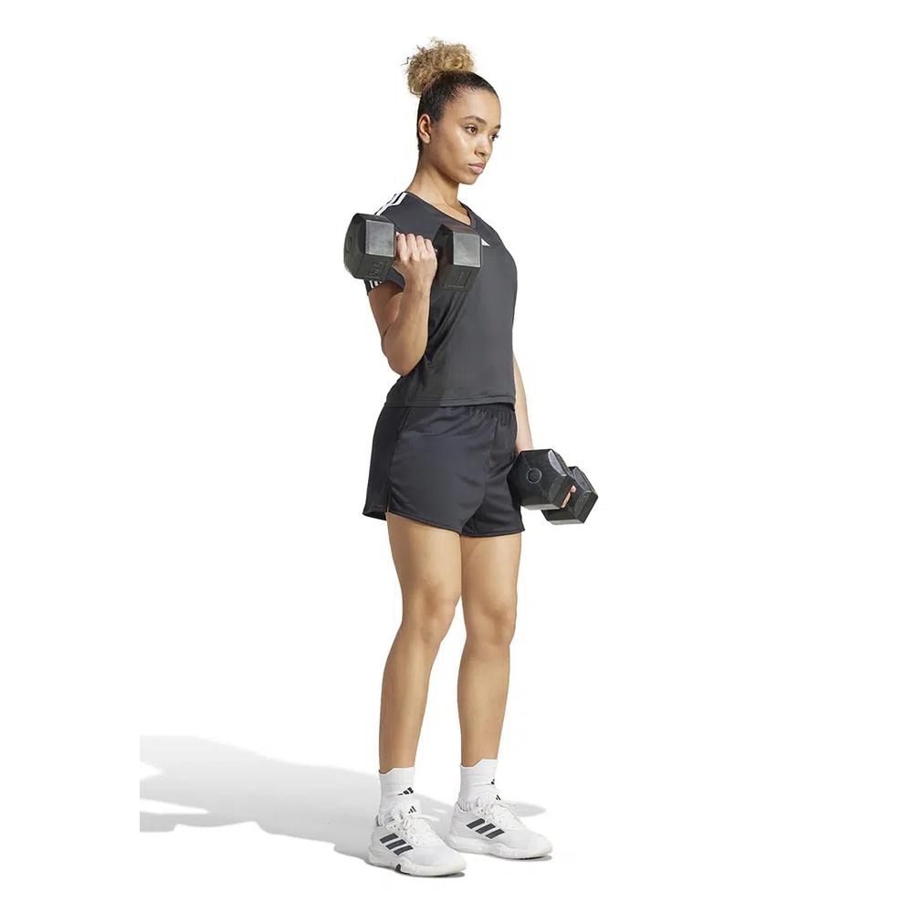 Шорты для тренировок Gym & Training Train Essentials Big Logo для женщин, черные JG8685 5