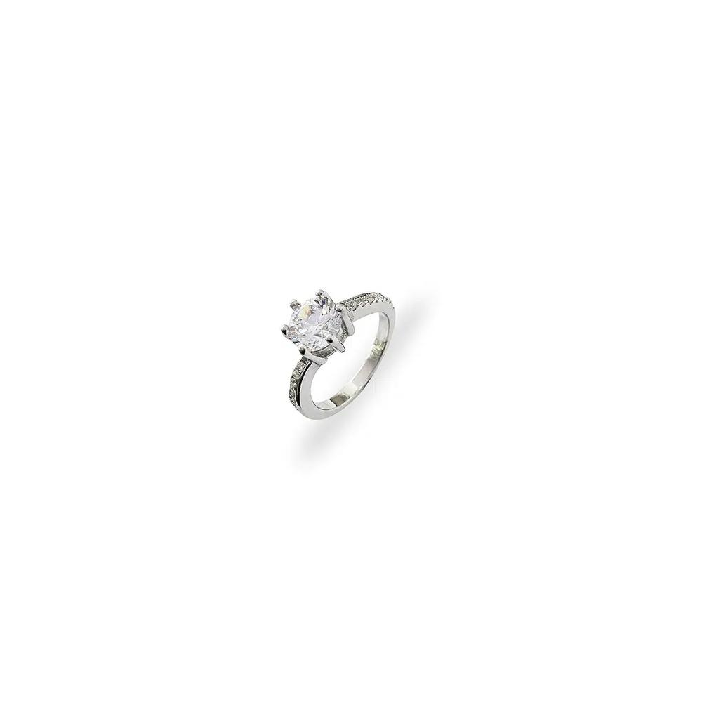 MJ Jewellery кольцо из серебра 925 пробы SC517 с родиевым покрытием 1