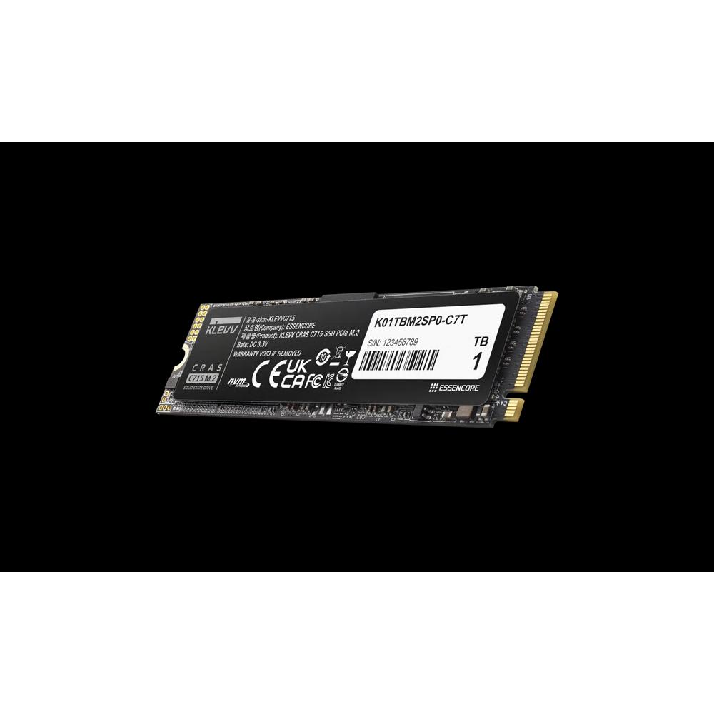 Klevv CRAS C715 1TB PCIe 3.0 NVMe M.2 SSD 34