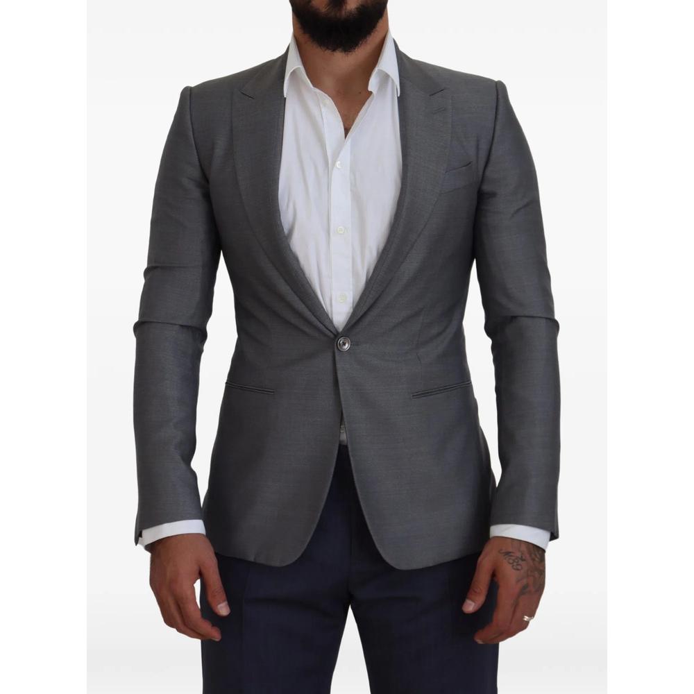 notch-lapel single-breasted blazer 1