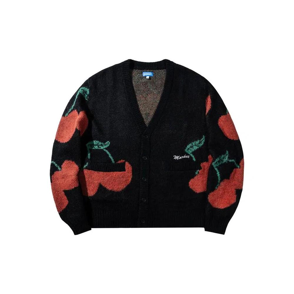 Верхняя одежда Market Double Cherries Cardigan «Black» 1