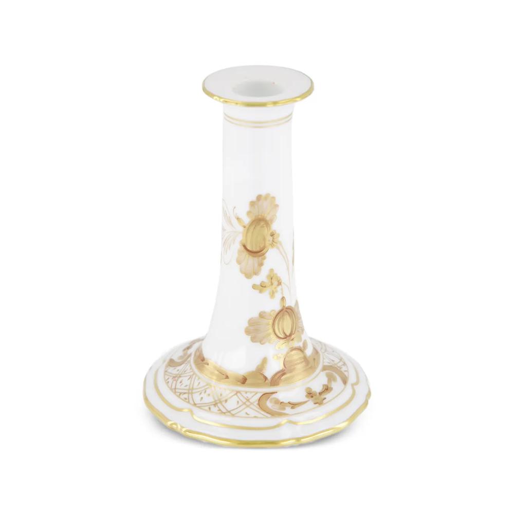 Фарфоровый подсвечник с цветочным узором Aurum 1