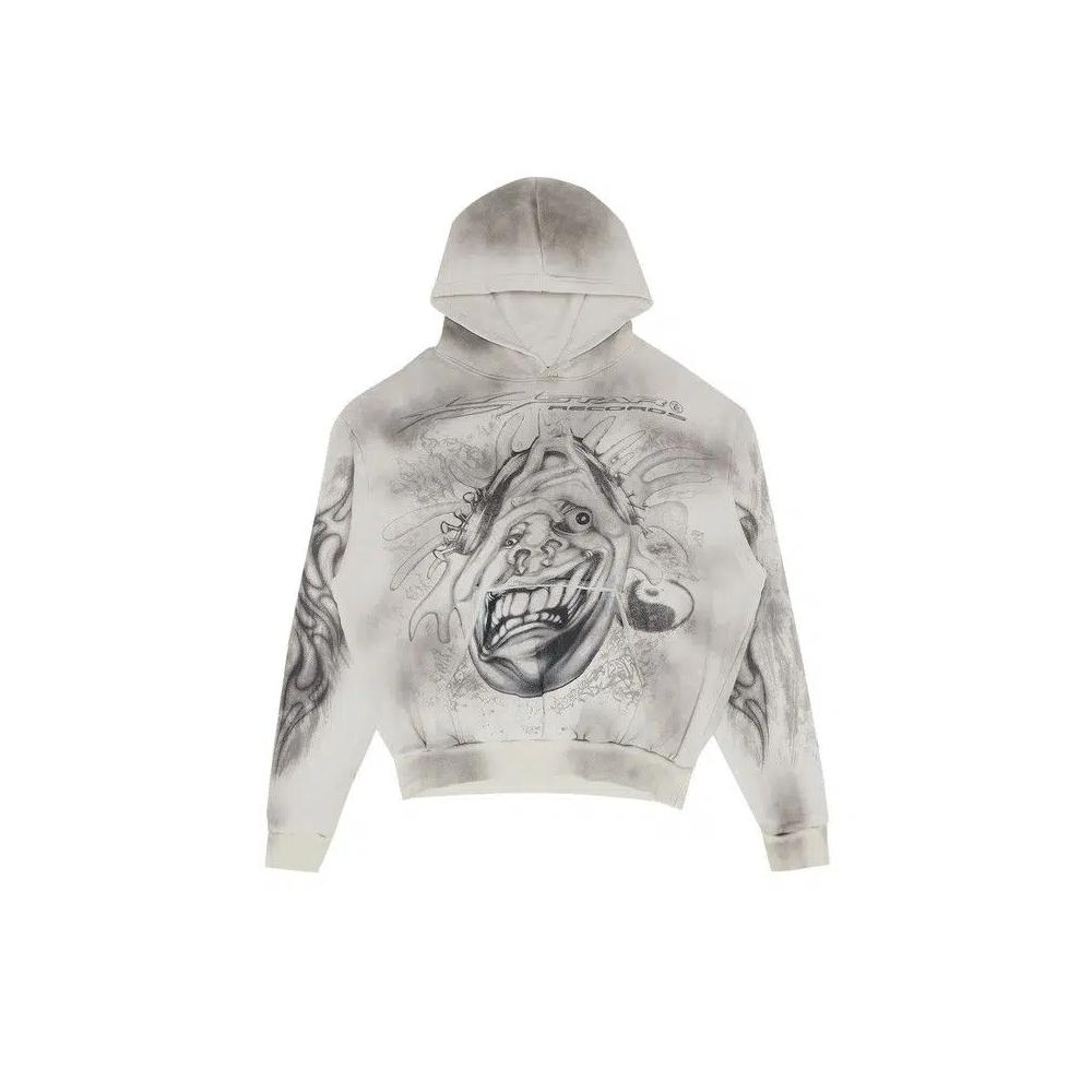 Худи Hellstar HStar Records Hoodie 'White' 1