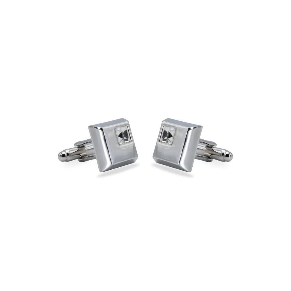 Запонки Palmira Chrome с бриллиантом 2
