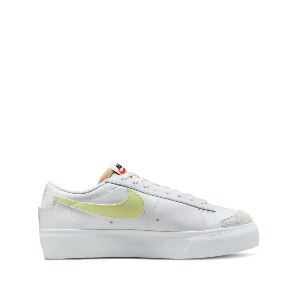Кеды Blazer Low Platform White Life Lime 1