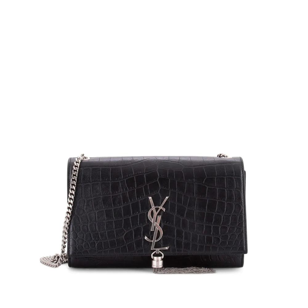 Сумка через плечо Classic Monogram Tassel Crocodile Embossed Leather Medium 1