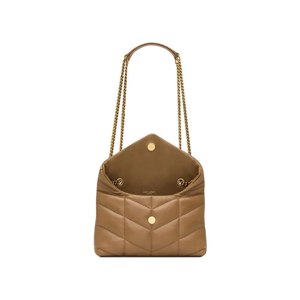Сумки Saint Laurent Toy Puffer 'Dark Cork' 3