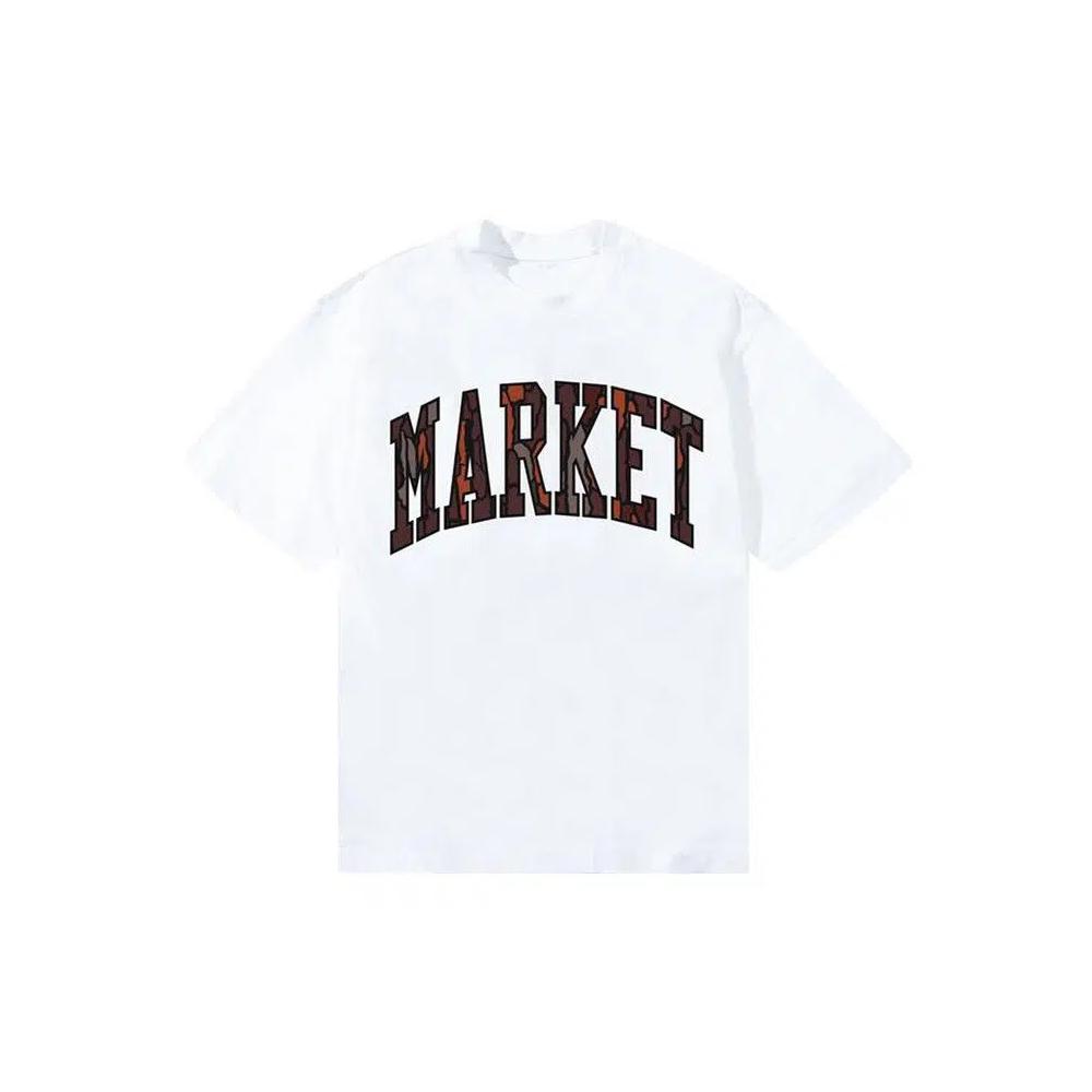 Топы Market Tree Bark Arc T-Shirt 'White' 1