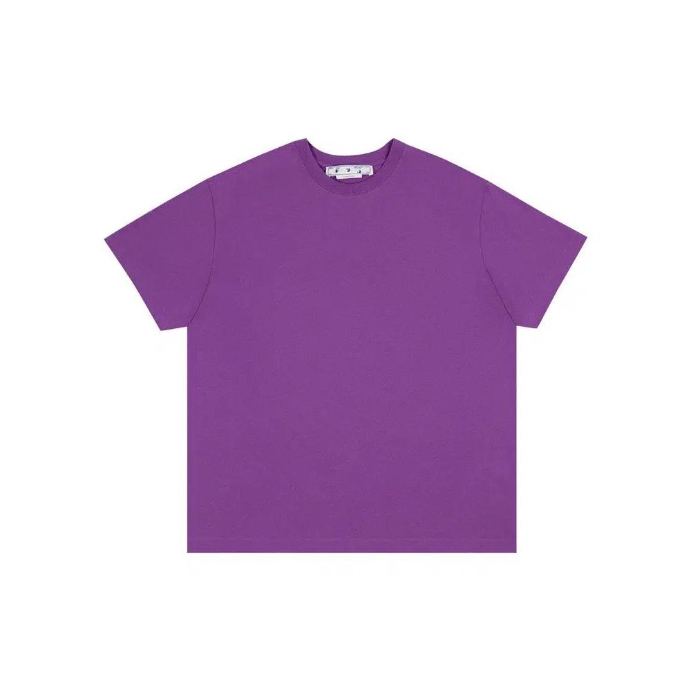 T-Shirts Off-White Diag Tab Over Short-Sleeve Tee 'Орхидея' 1