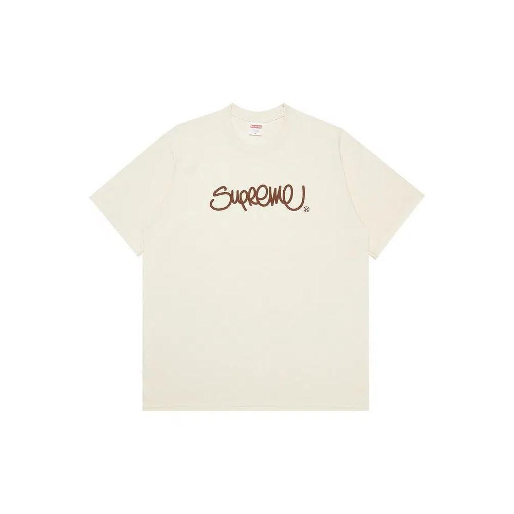Футболки Supreme Handstyle Tee 'Natural' 1