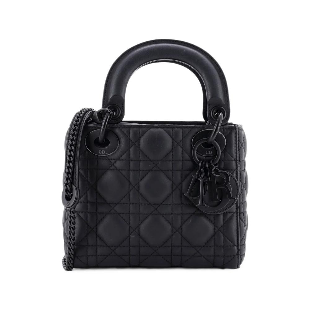 Ultra Matte Lady Dior Chain Bag Cannage Quilt Calfskin Mini shoulder bag 1
