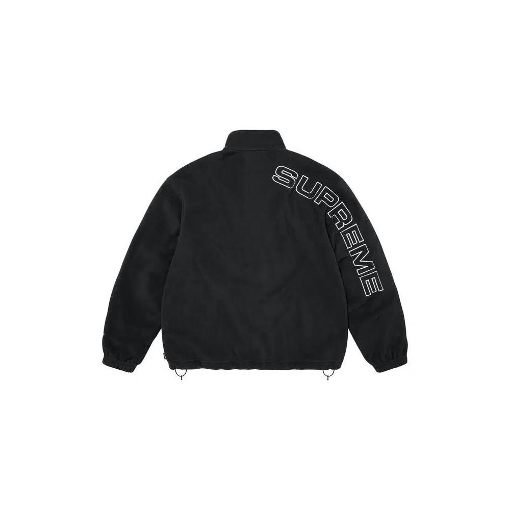 Jackets Supreme Spellout Embroidered Polartec Jacket 'Черный' 3