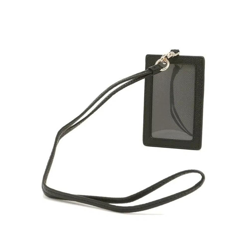 ID Lanyard из зернистой кожи Black 57311 5
