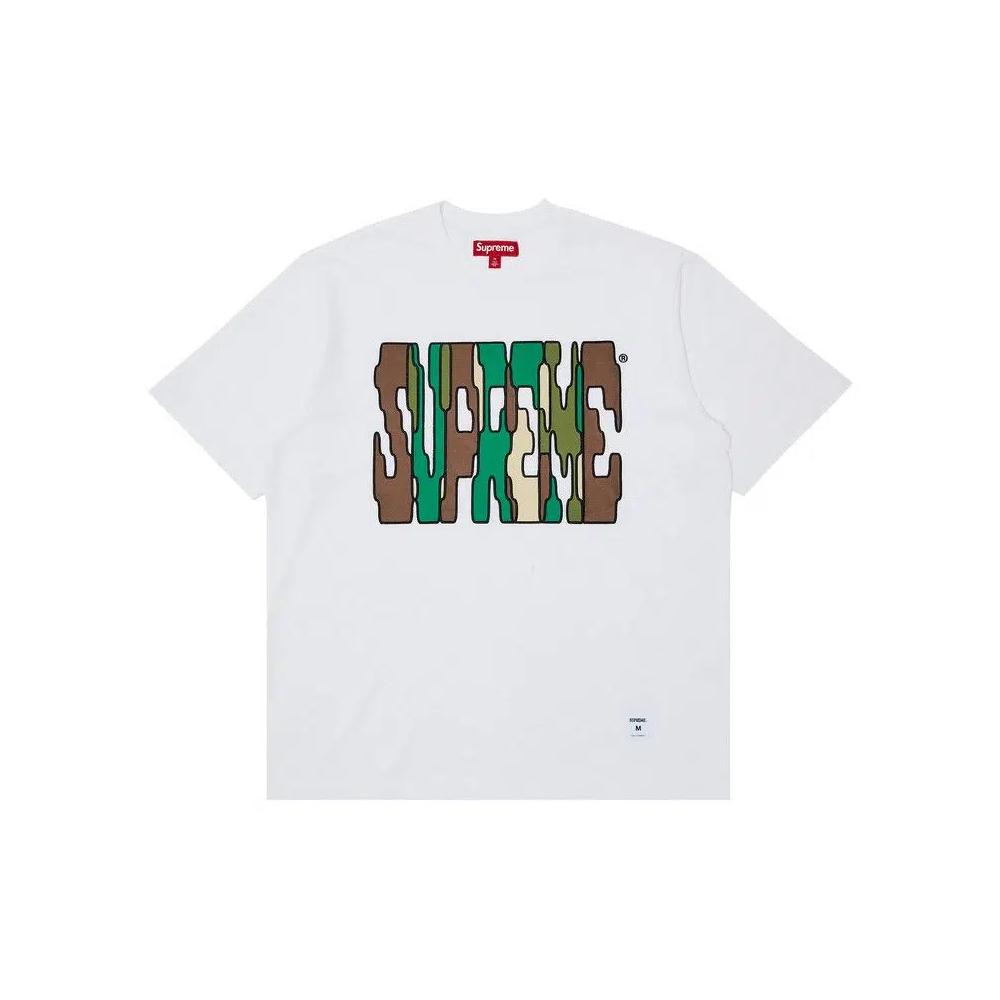 Футболки Supreme Digi Short-Sleeve Top 'White' 1