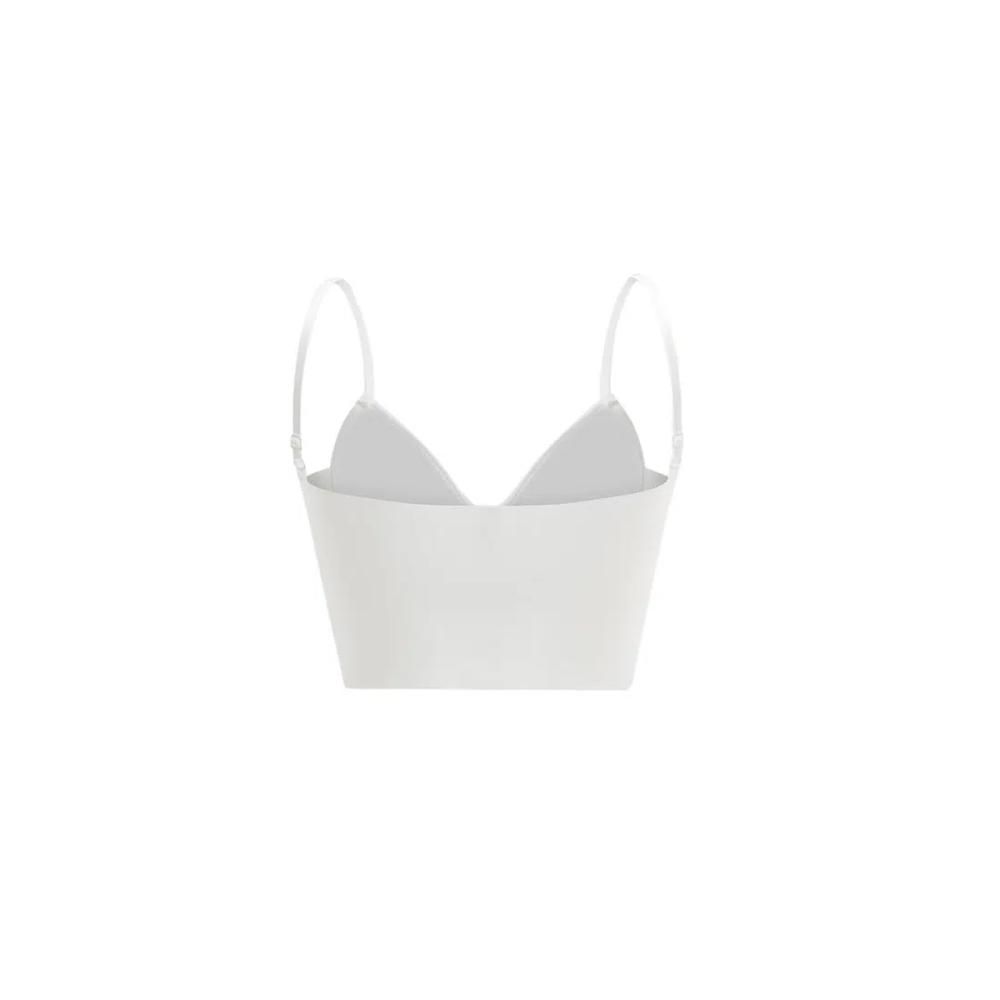 Премиальный корсетный топ Rhea Corset Top Bralette Top белого цвета 2