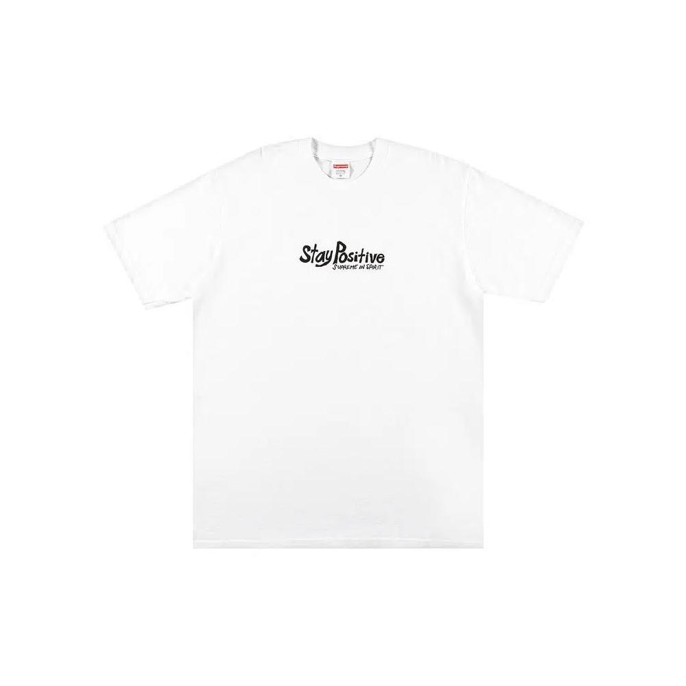 Футболки Supreme Stay Positive Tee 'Белый' 1
