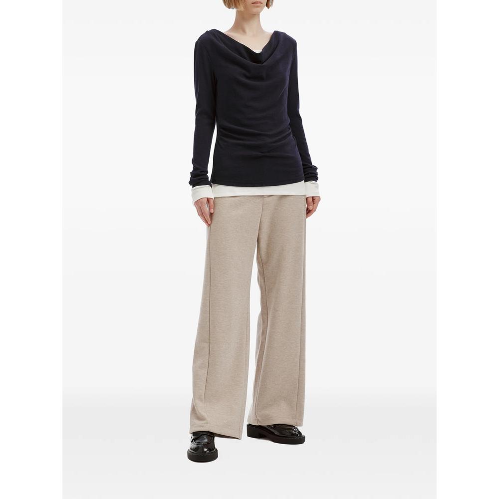 cowl-neck layered-effect top 2