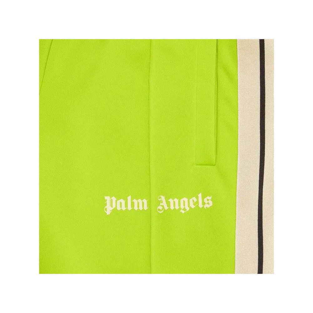 Palm Angels Classic Track Pants 'Лаймово-зеленый/Бежевый' 3