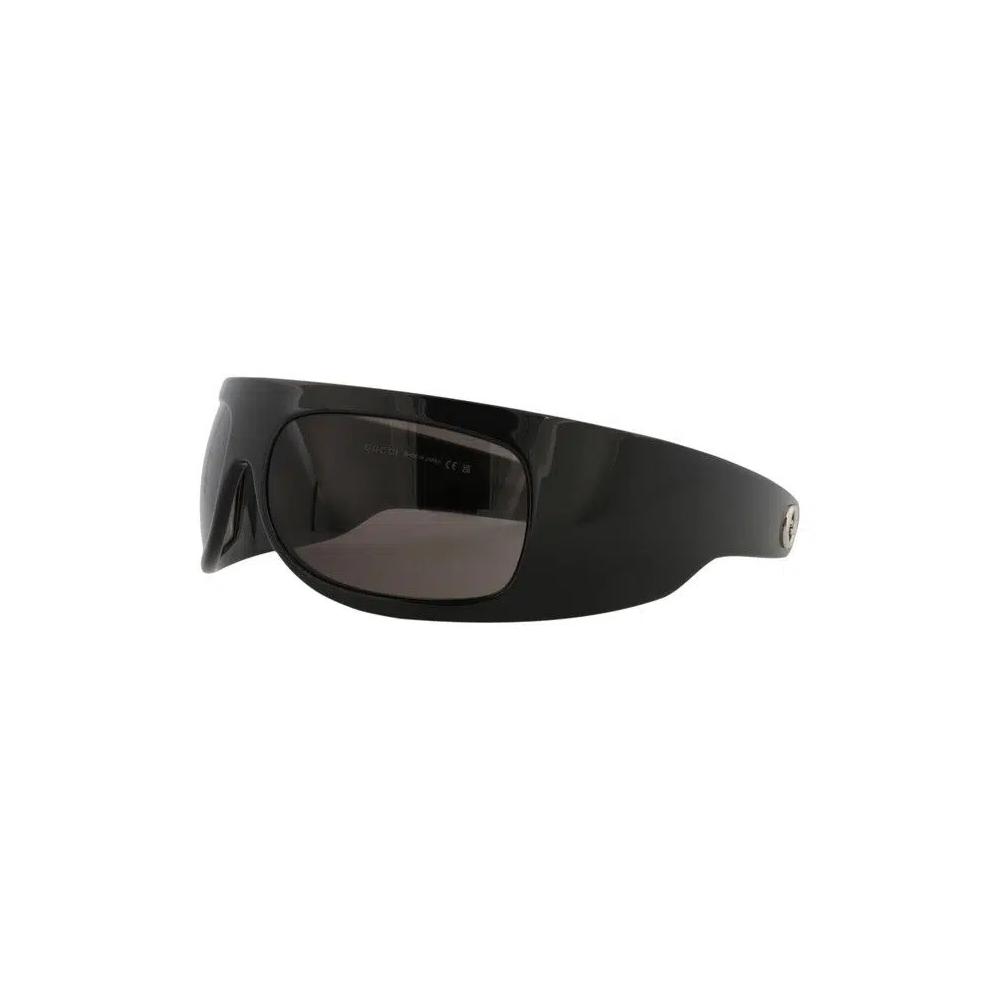 Солнцезащитные очки Gucci Shield Injection 'Black/Grey' 2