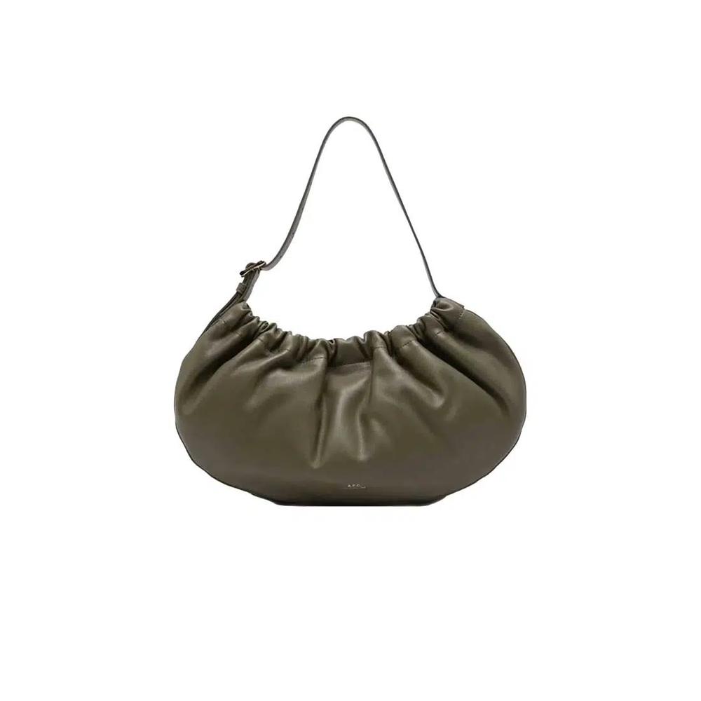 A.P.C. Сумка Sac Ninon Hoop военного цвета хаки PUAAT-F67049 1