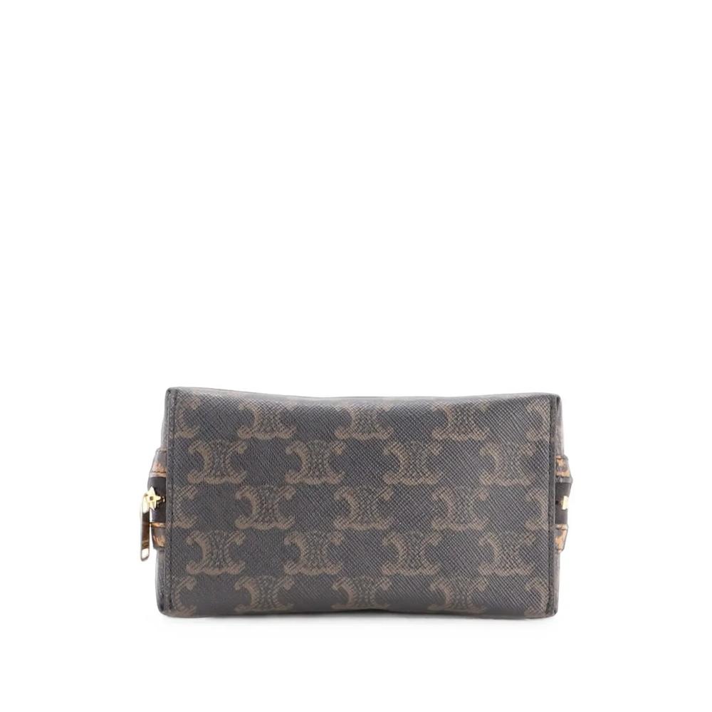 Сумка через плечо Zip Around Chain Clutch Triomphe Coated Canvas 2
