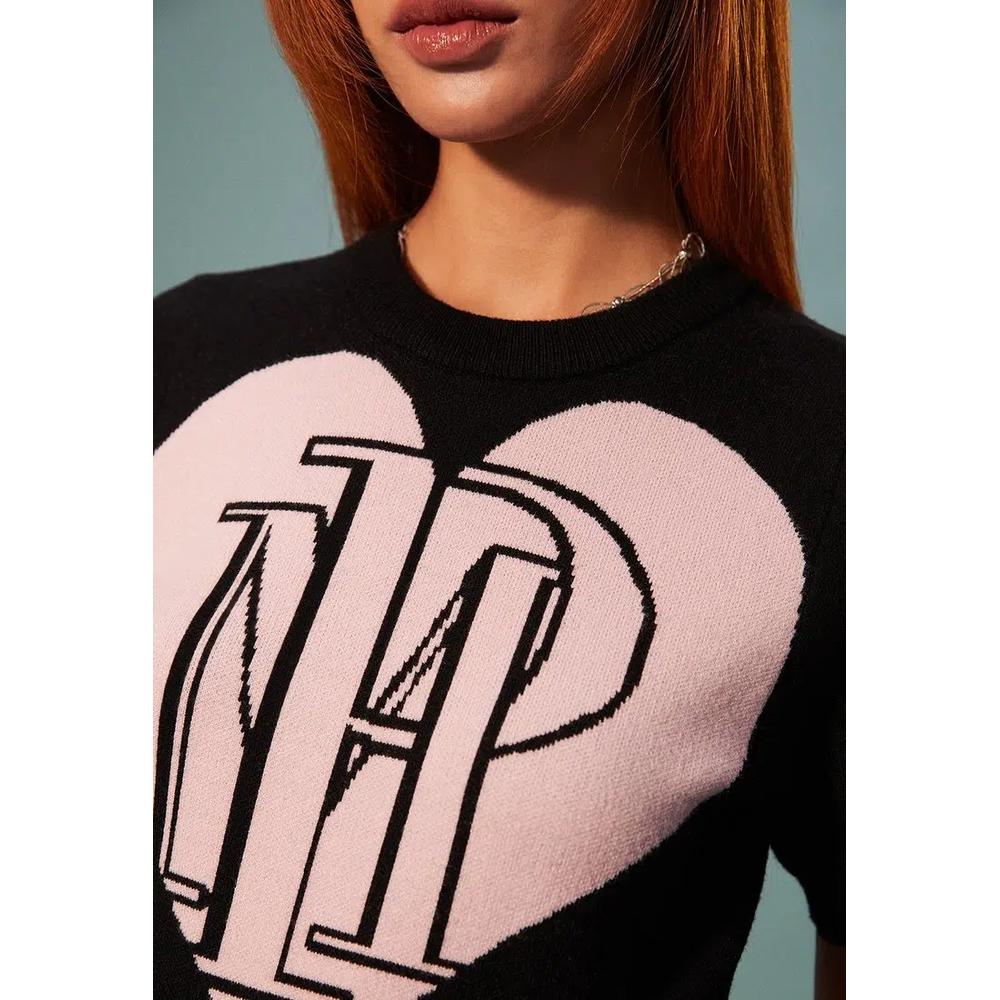 Топ с принтом PML Logo Knit Top - Черный 4