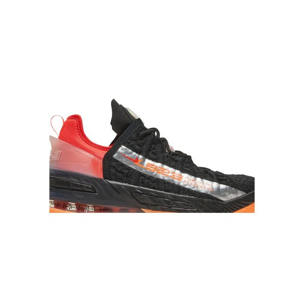 Кроссовки Nike LeBron 18 GS 'Black Crimson Volt' 2